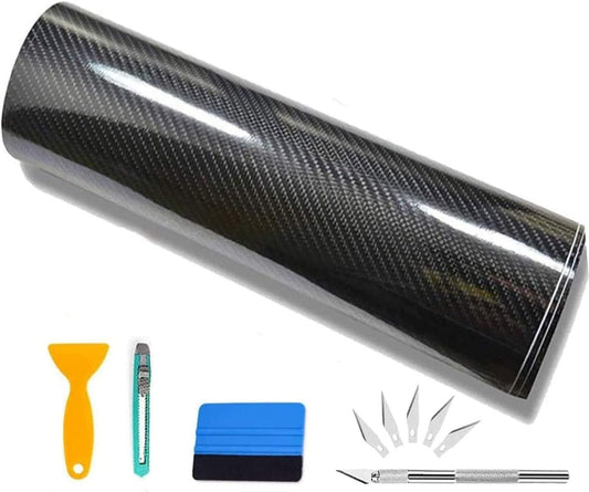 Film Carbone de Protection pour Voiture, Moto, Vélo